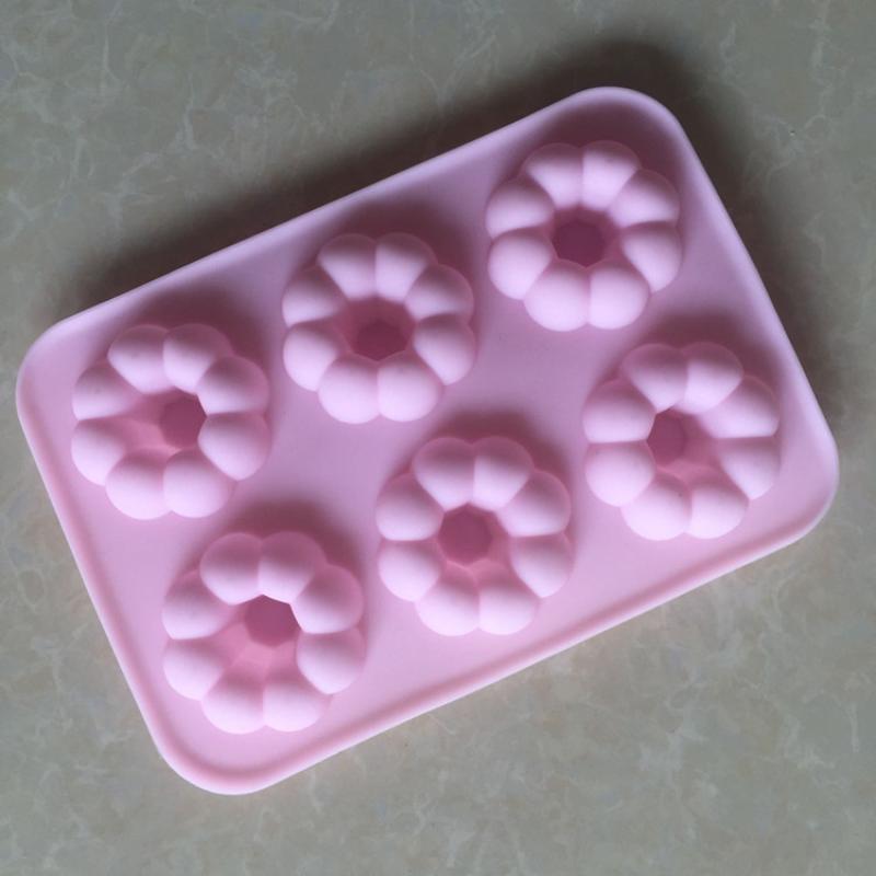 Donut Mold Silicone - Forma silikonowa do donutów z 6