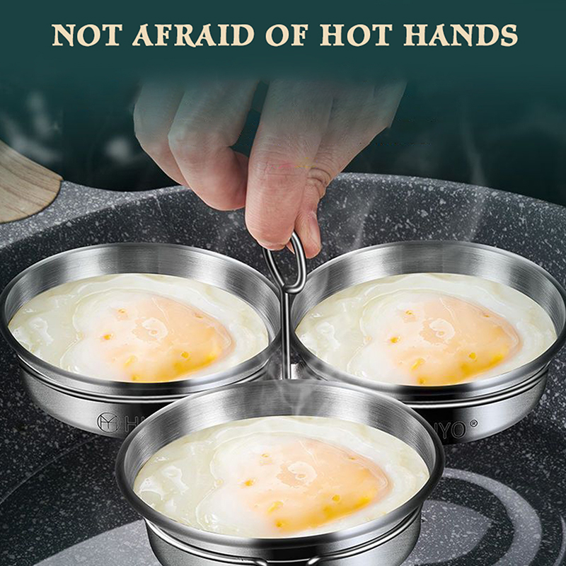 Egg Waffle Pan - 【K】3-w-1 Stalowa Forma do Gotowania Jajek