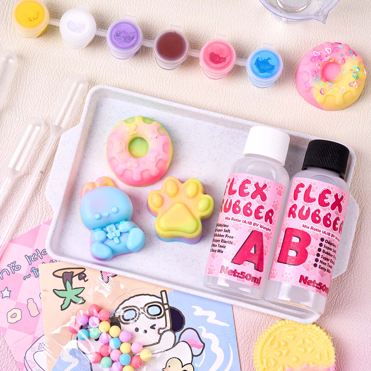 Zestaw do robienia gniotek Tab – Donut Mold Silicone recenzja i cena