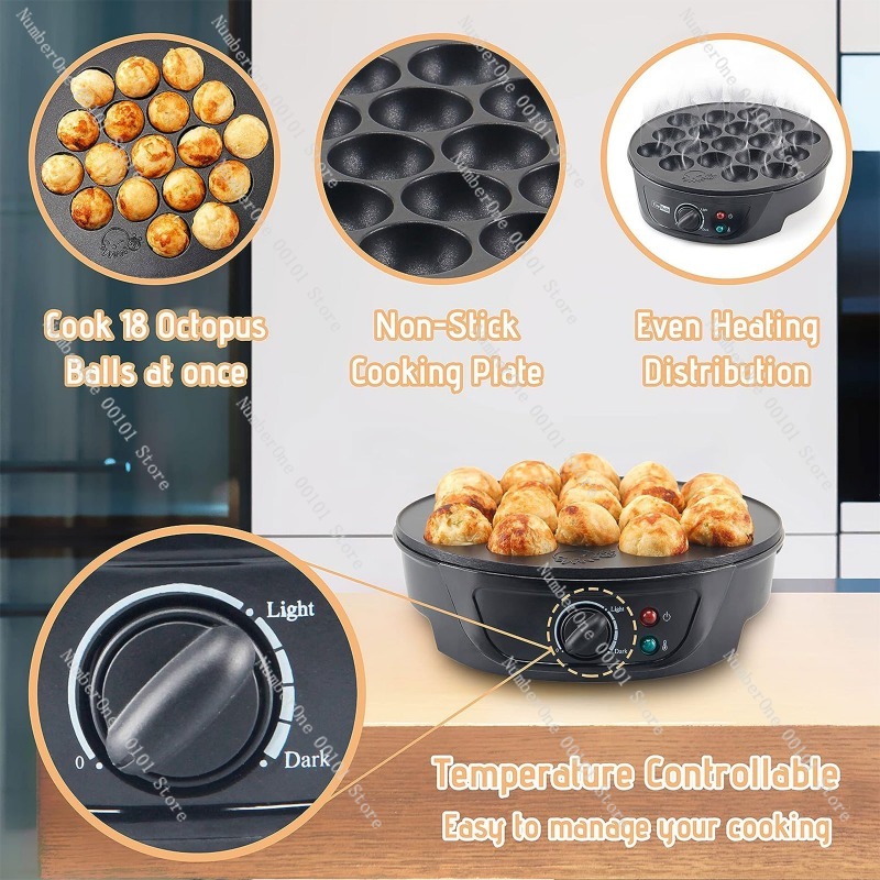 Elektryczna maszyna do takoyak – Takoyaki Grill Plate recenzja i cena