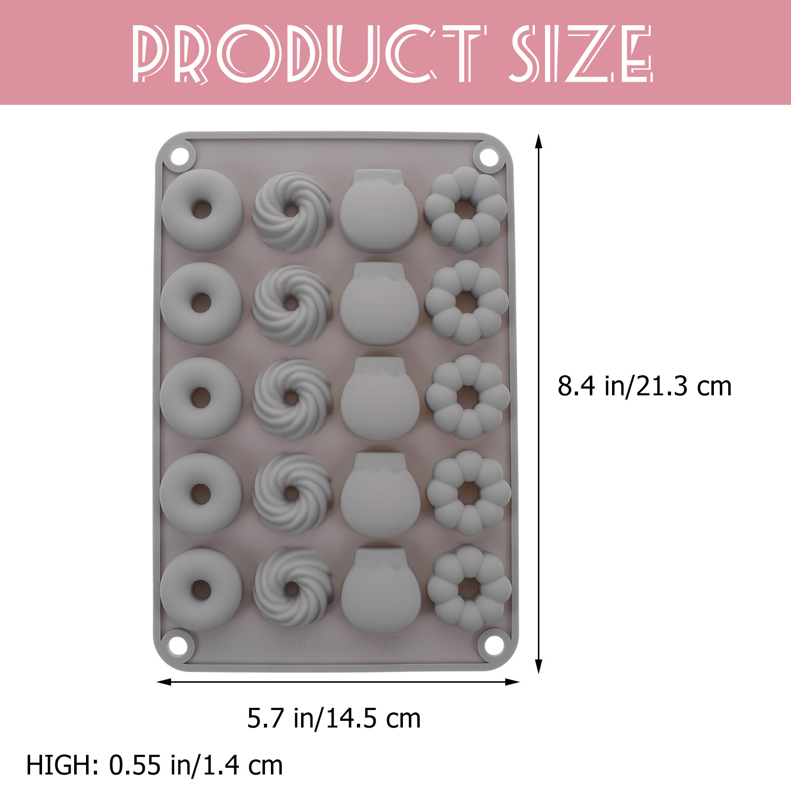 Mała silikonowa forma do ciast – Donut Mold Silicone recenzja i cena